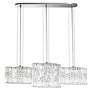 3_Selene 11"H x 39"W 6-Light Crystal Pendant in Polished Stainless more views