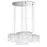 3_Selene 13.5"H x 37"W 8-Light Crystal Pendant in Polished Stainles more views