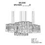 6_Selene 13.5"H x 37"W 8-Light Crystal Pendant in Polished Stainles more views
