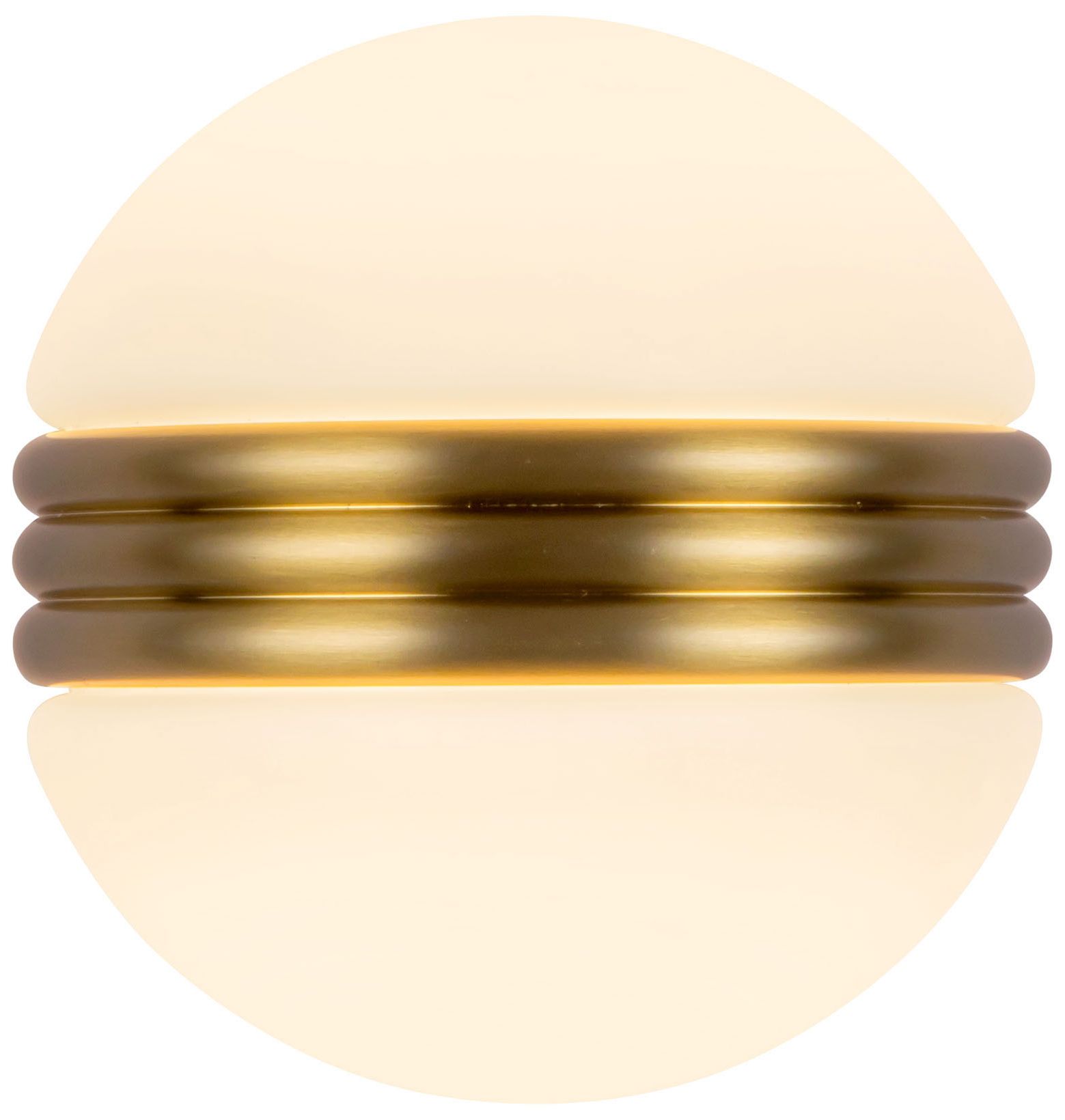 Image 2 Selene 5-in Brushed Gold dimmable LED Wall Sconce
