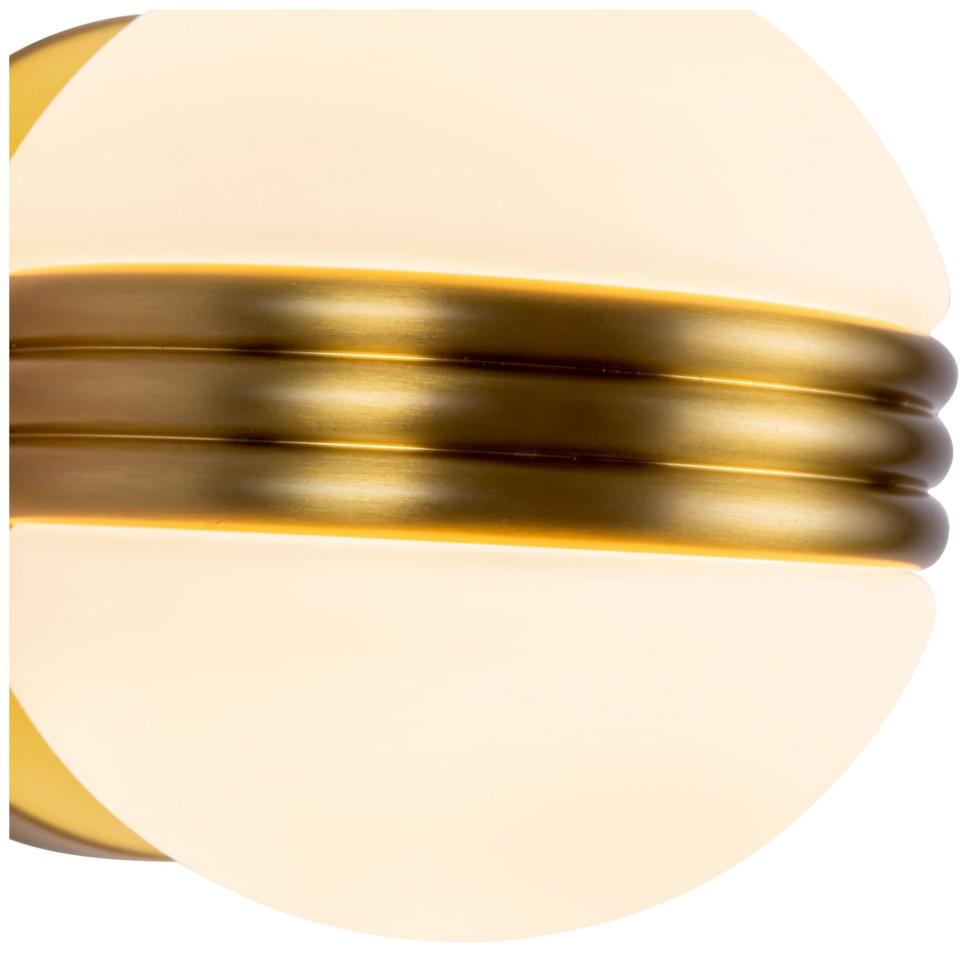 Image 5 Selene 5-in Brushed Gold dimmable LED Wall Sconce more views