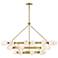 Selene 60" Wide Lacquered Brass 36-Light 3-Tier Chandelier