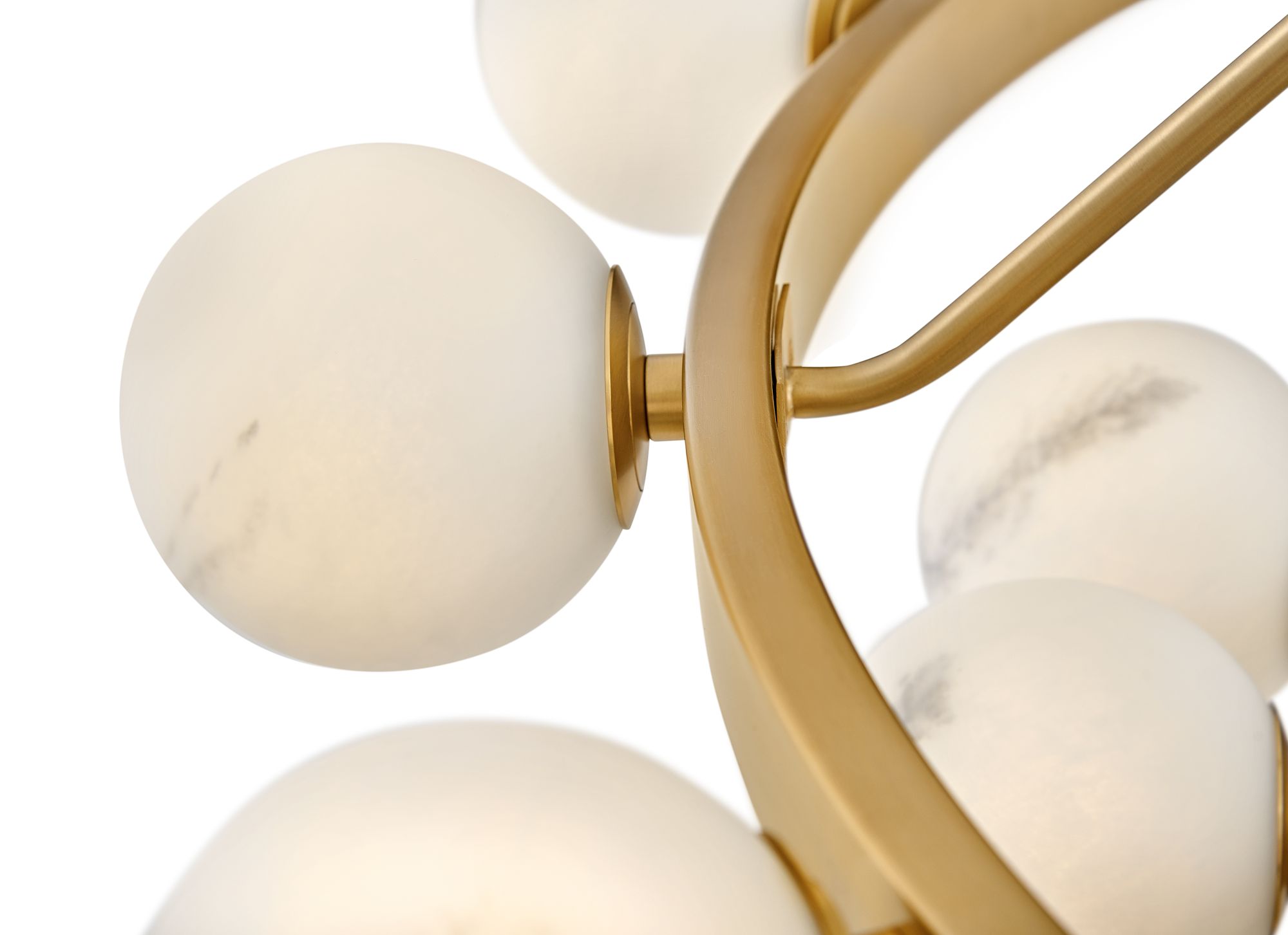 Selene 60" Wide Lacquered Brass 36-Light 3-Tier Chandelier