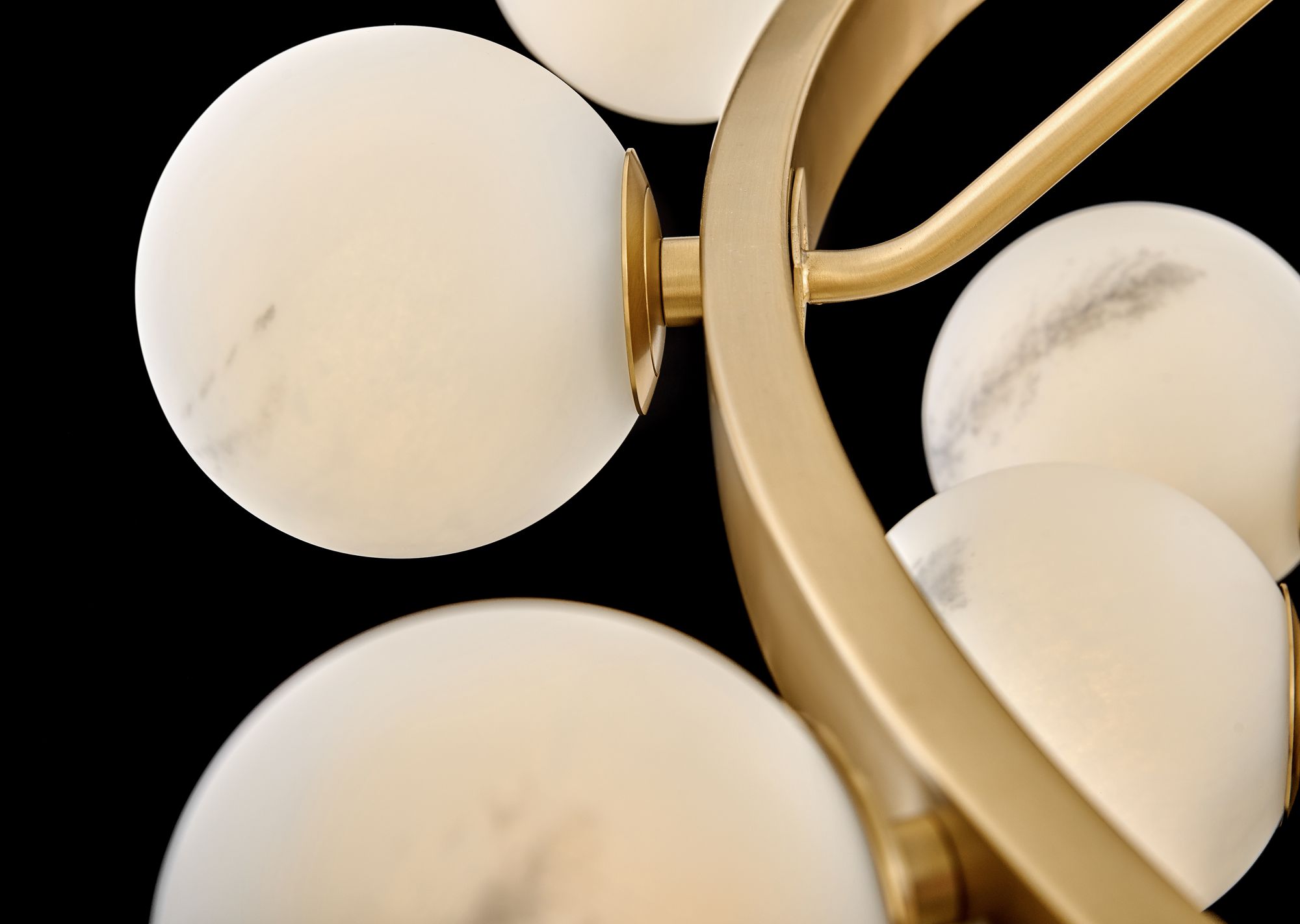 Selene 60" Wide Lacquered Brass 36-Light 3-Tier Chandelier