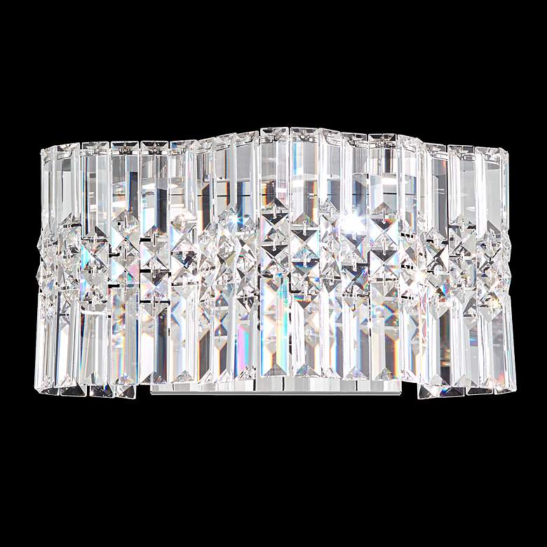 Image 3 Selene 7.5"H x 14.5"W 2-Light Crystal Wall Sconce in Pol Stainles more views