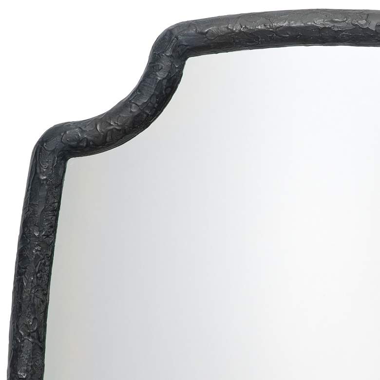 Image 3 Selene Textured Charcoal 36" x 48" Rectangular Wall Mirror more views