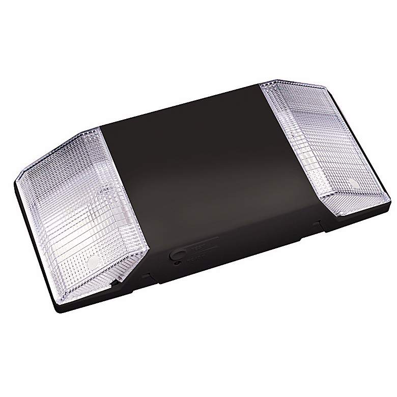 Image 1 Self-Contained Black Emergency Light