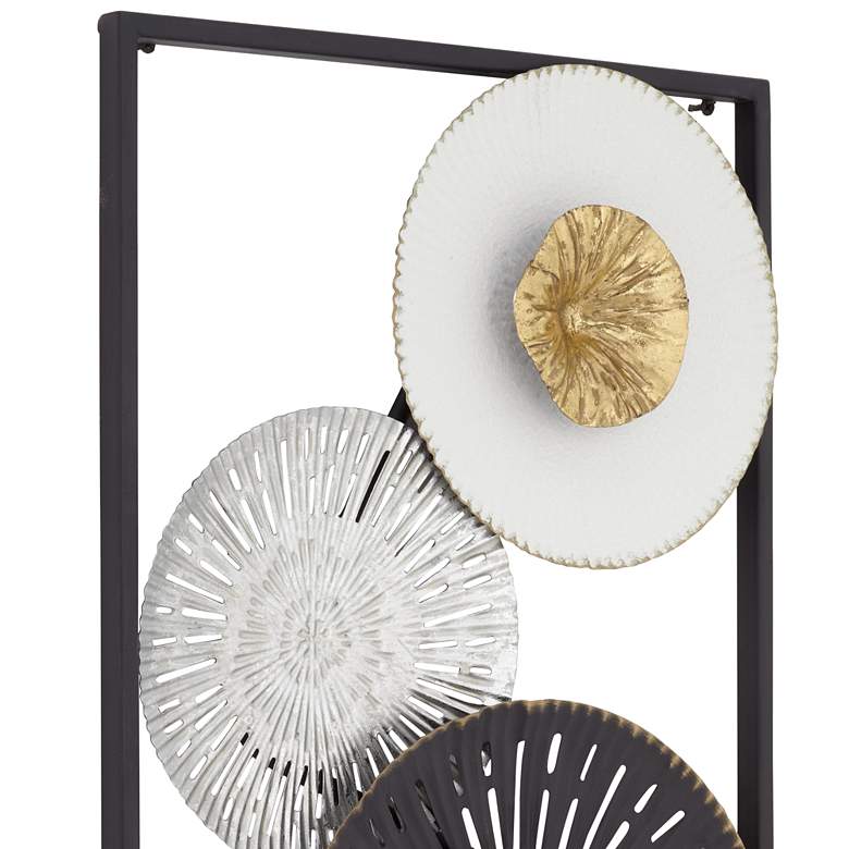 Image 3 Selke 35 1/2" Black White 2-Piece Metal Wall Art Set more views