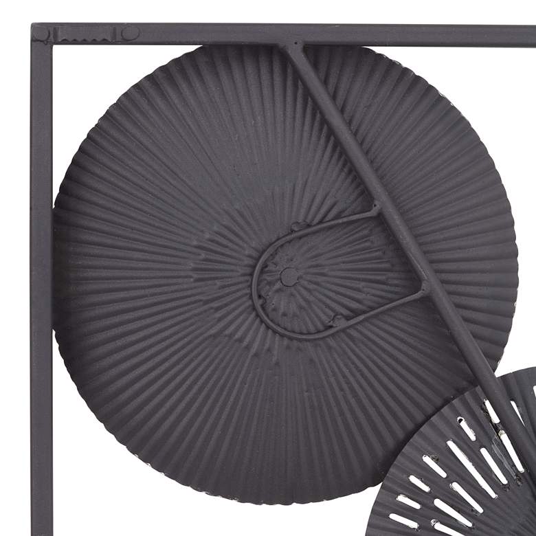Image 4 Selke 35 1/2" Black White 2-Piece Metal Wall Art Set more views