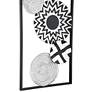 4_Selke Black and White Discs 35 1/2" High Metal Wall Art Set of 2 more views