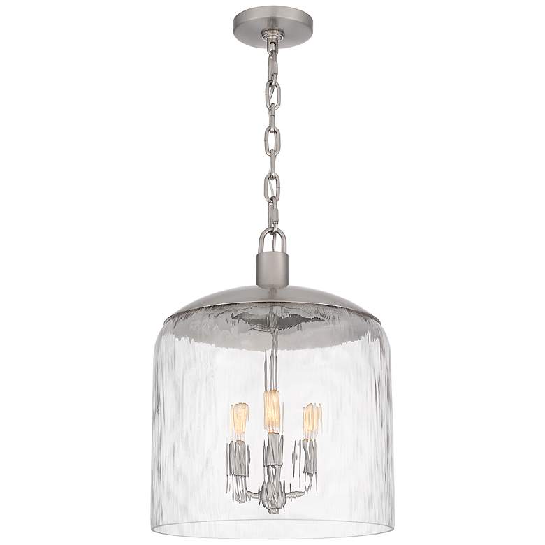 Image 1 Selma 3-Light Brushed Nickel Pendant Light