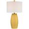 Selsey Yellow Ceramic Table Lamp