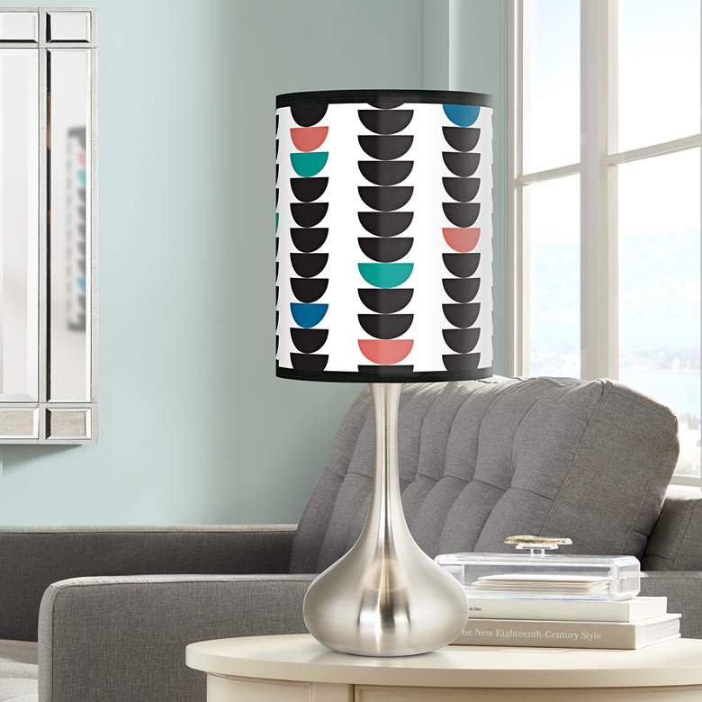 Image 1 Semi-Dots Giclee Droplet Table Lamp