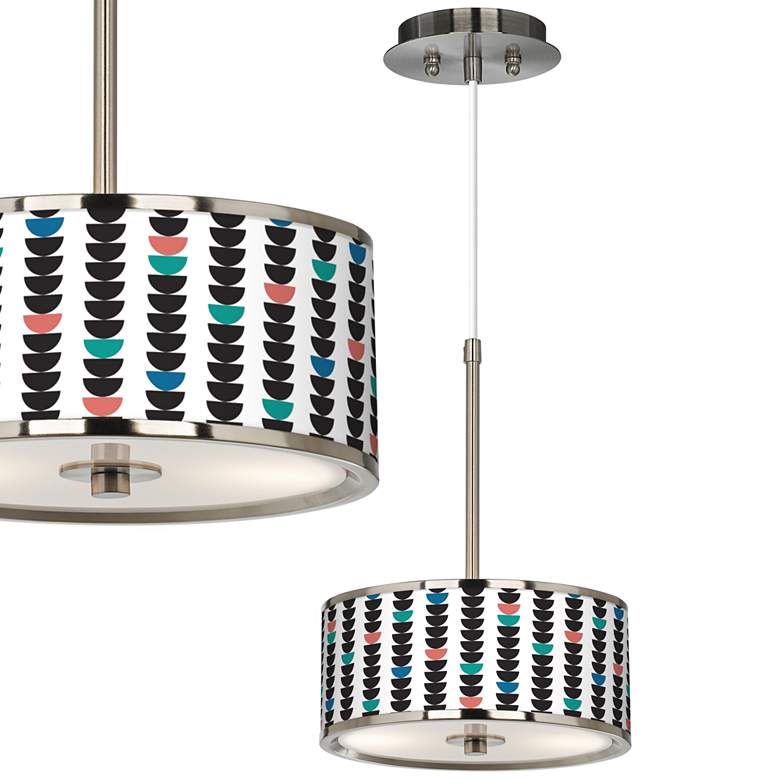 Image 1 Semi-Dots Giclee Glow 10 1/4" Wide Pendant Light