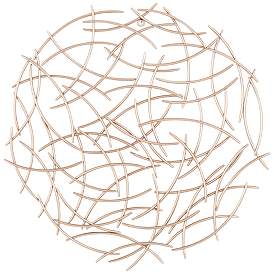 Image3 of Sena 26" x 26" Copper Finish Modern Metal Wall Art