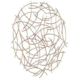 Image5 of Sena 26" x 26" Copper Finish Modern Metal Wall Art more views