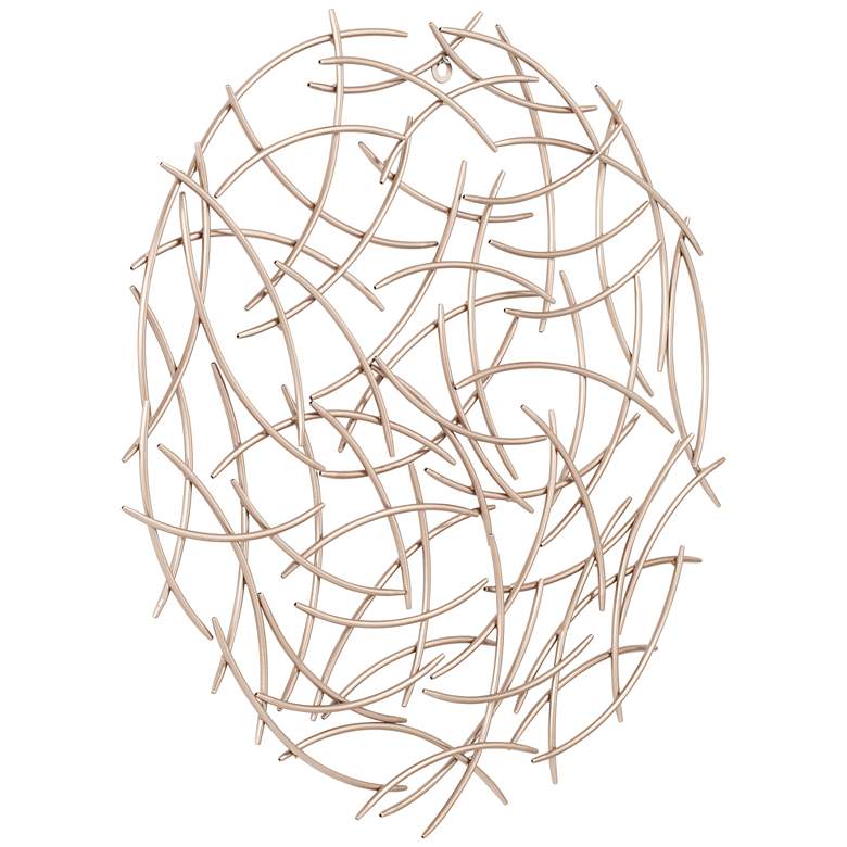 Image 5 Sena 26" x 26" Copper Finish Modern Metal Wall Art more views