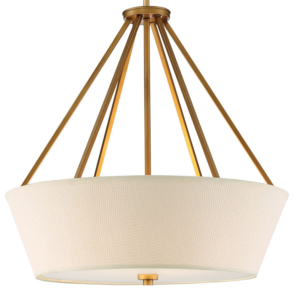 natural brass pendant light