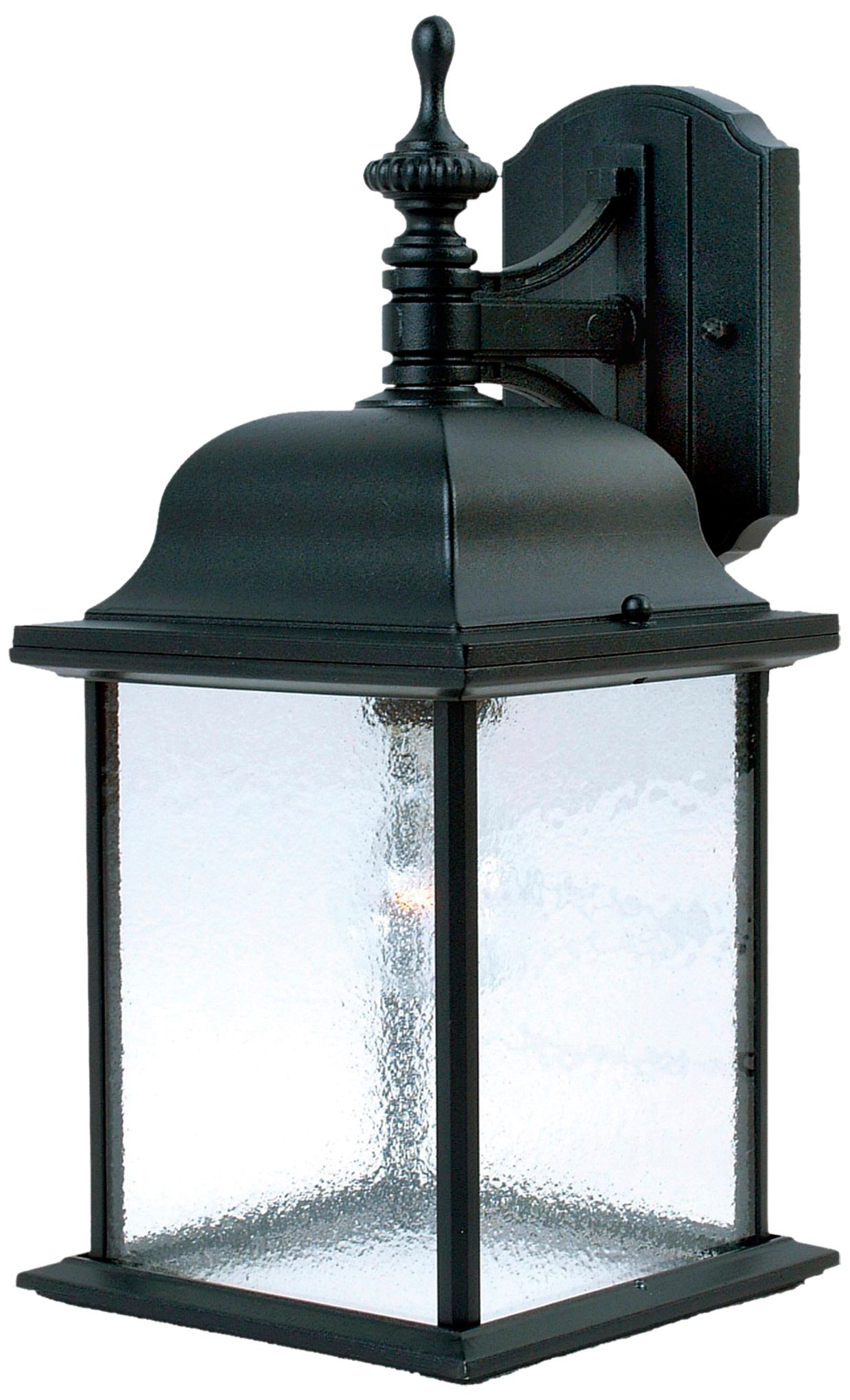 Senator 1-Light 7" Wide Black Outdoor Wall Light