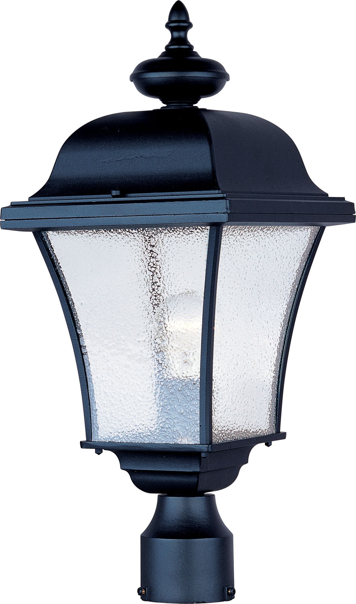 Image 2 Senator 1-Light Outdoor Pole/Post Lantern - Black more views