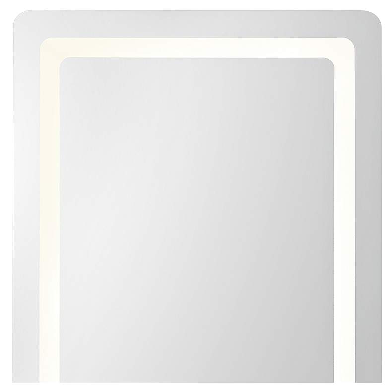 Image 2 Seneca 24 1/4" x 36" Rectangular Lighted Vanity Wall Mirror more views