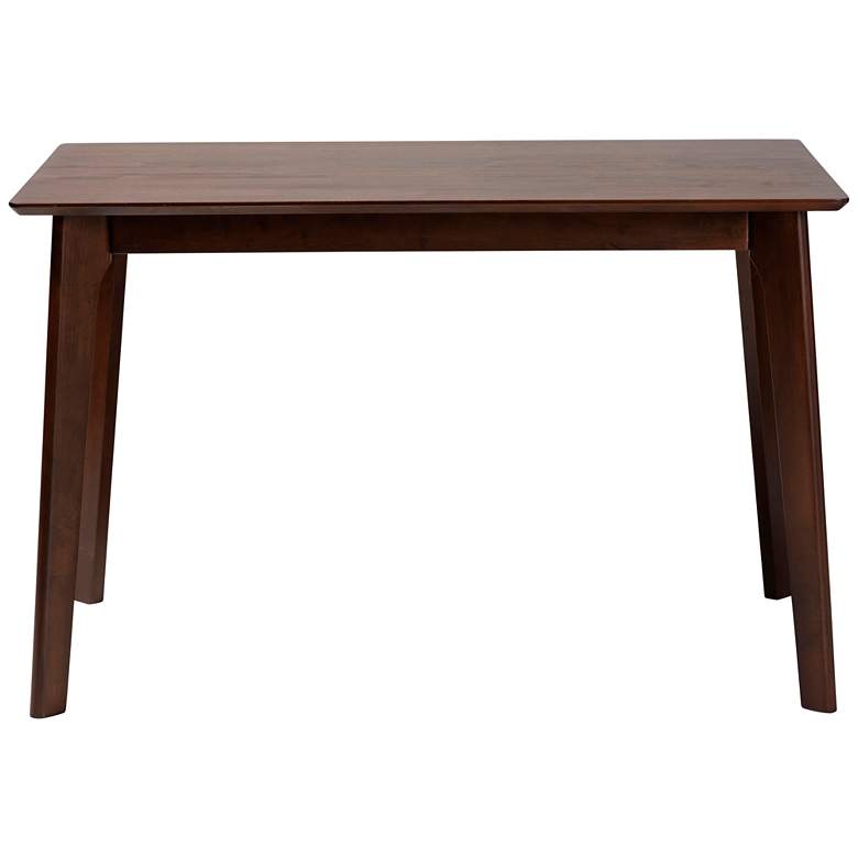 Image 5 Seneca 47 1/4 inch Wide Dark Brown Wood Rectangular Dining Table more views