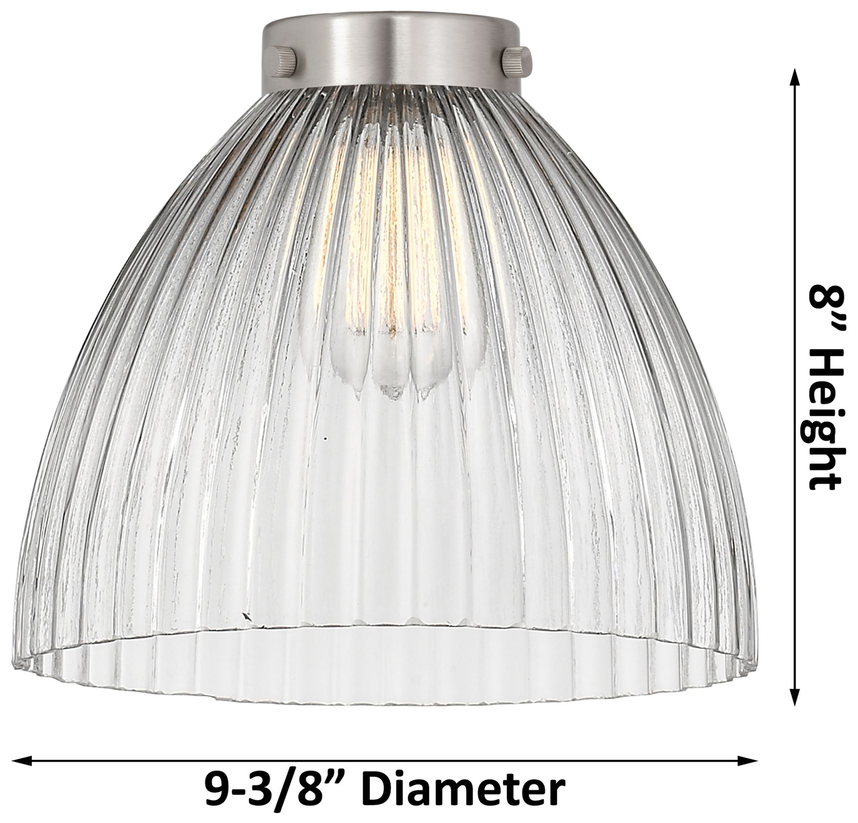 Image 4 Seneca Falls 9.5"W Brushed Nickel Corded Mini Pendant w/ Halophane Sha more views