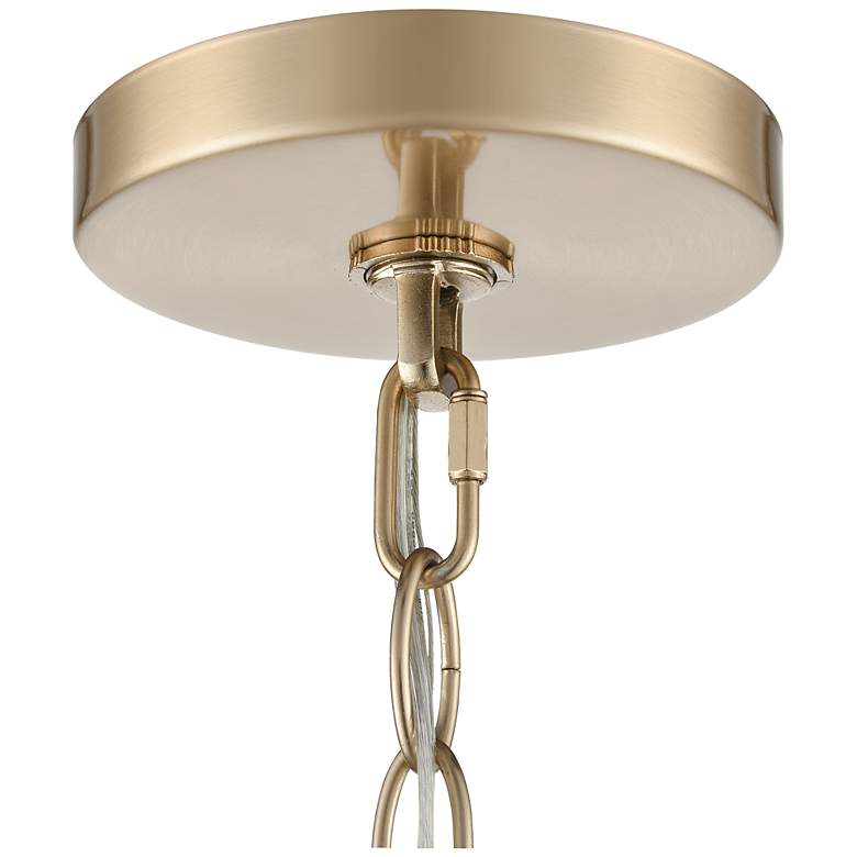 Image 6 Senoia 25" Wide 5-Light Chandelier in Modern Gold more views