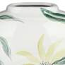 4_Sensei 13 1/4" Wide Red and White Ceramic Decorative Vase more views