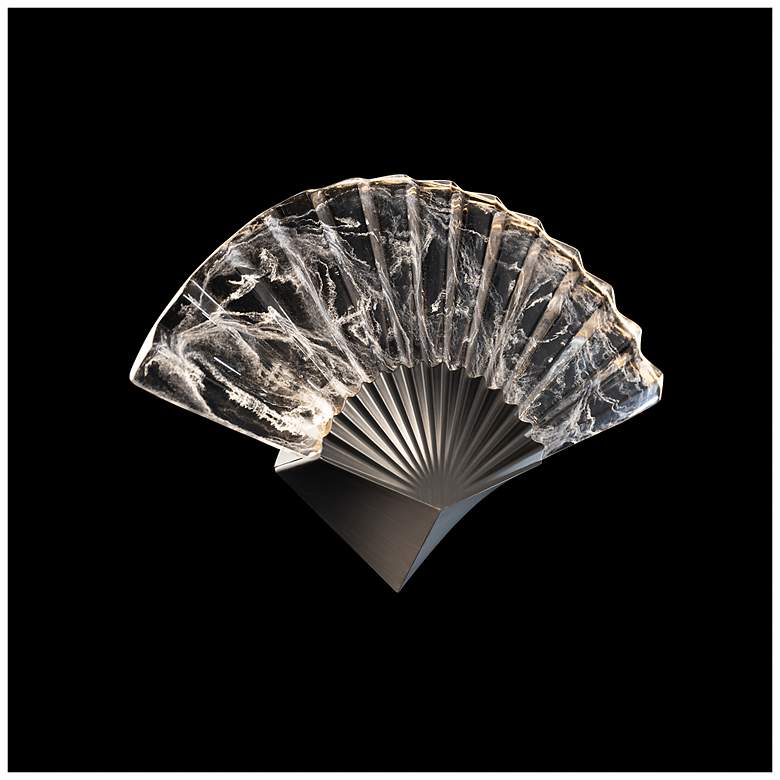Image 4 Sensu 11.1"H x 16.9"W 1-Light Wall Sconce in Antique Nickel more views