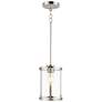 1_Sentinel 1-Light 6.75" Wide Satin Nickel Pendant Light