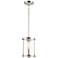 Sentinel 1-Light 6.75" Wide Satin Nickel Pendant Light