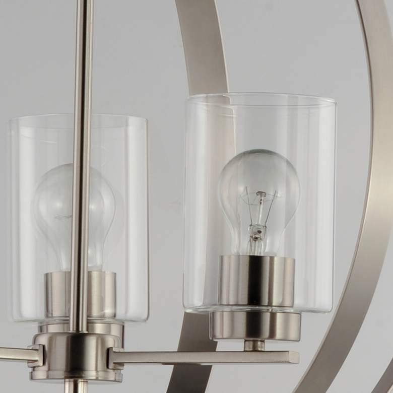 Image 6 Sentinel 3-Light 20.75" Wide Satin Nickel Pendant Light more views