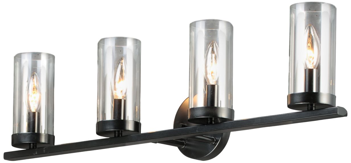 Image 3 Sentinel 4-Light Bath Vanity Black more views