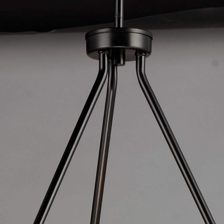 Image 4 Sentinel 6-Light 24" Wide Black Chandelier more views