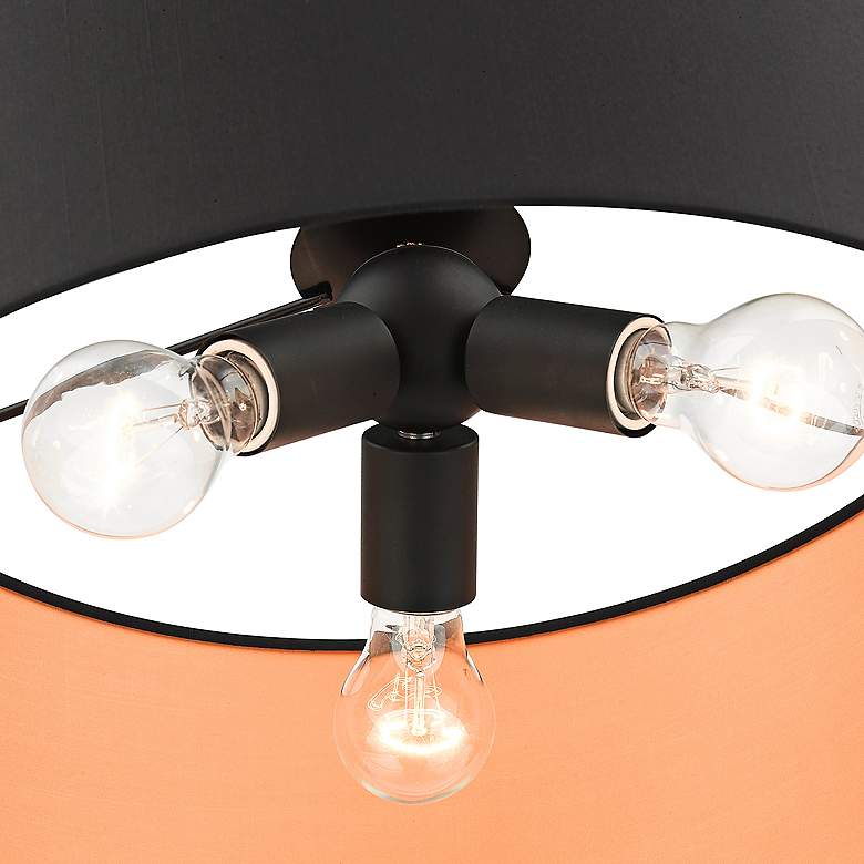 Image 6 Sentosa 18" Wide Black Drum Pendant Light more views