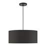 6_Sentosa 18" Wide Black Drum Pendant Light more views
