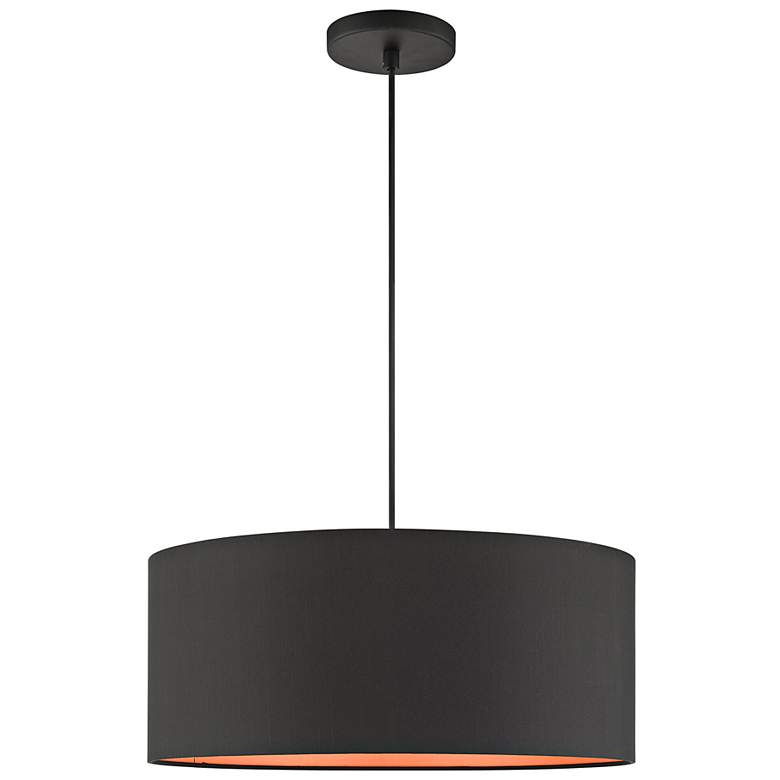 Image 7 Sentosa 18" Wide Black Drum Pendant Light more views