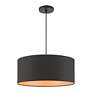 7_Sentosa 18" Wide Black Drum Pendant Light more views
