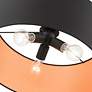 Sentosa 18" Wide Black Drum Pendant Light in scene