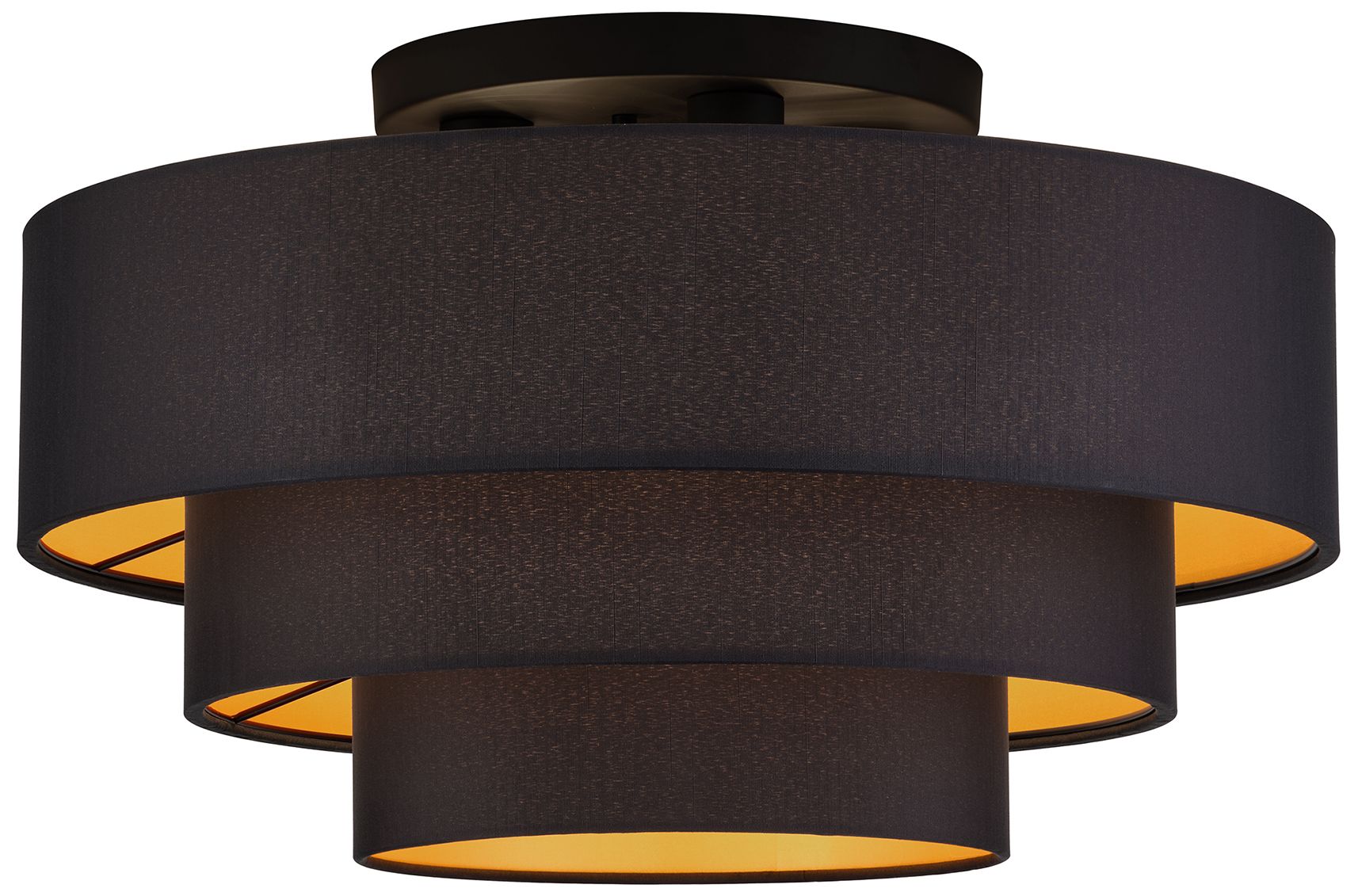 Image 2 Sentosa 4 Light Black Extra Large Semi-Flush