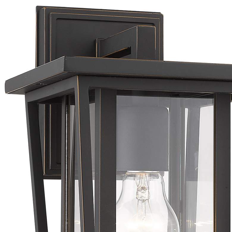 Image 2 Seoul 11 1/2" High Oil-Rubbed Bronze Outdoor Wall Light more views