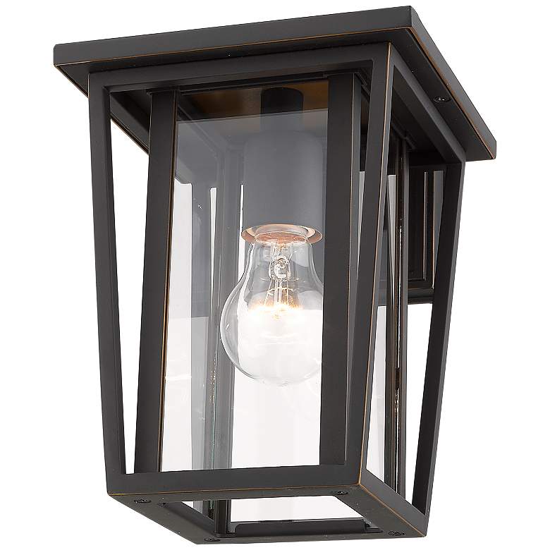Image 3 Seoul 11 1/2" High Oil-Rubbed Bronze Outdoor Wall Light more views