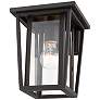 Seoul 11 1/2" High Oil-Rubbed Bronze Outdoor Wall Light