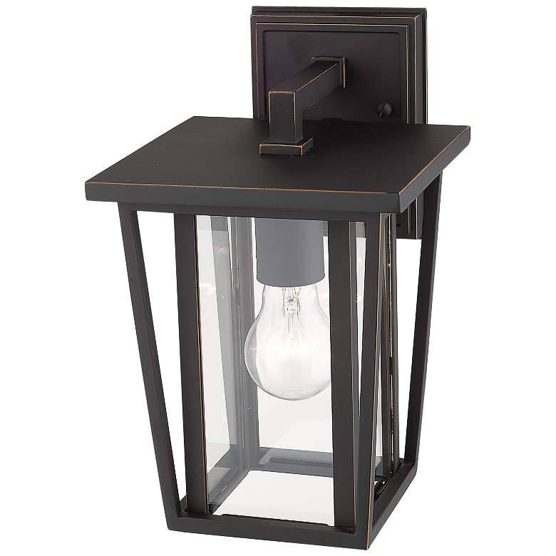 Image 4 Seoul 11 1/2" High Oil-Rubbed Bronze Outdoor Wall Light more views