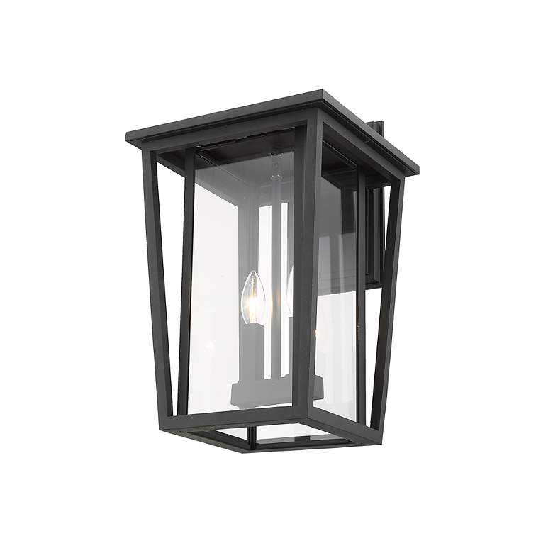 Image 5 Seoul 18 3/4" High Black Outdoor Wall Light more views