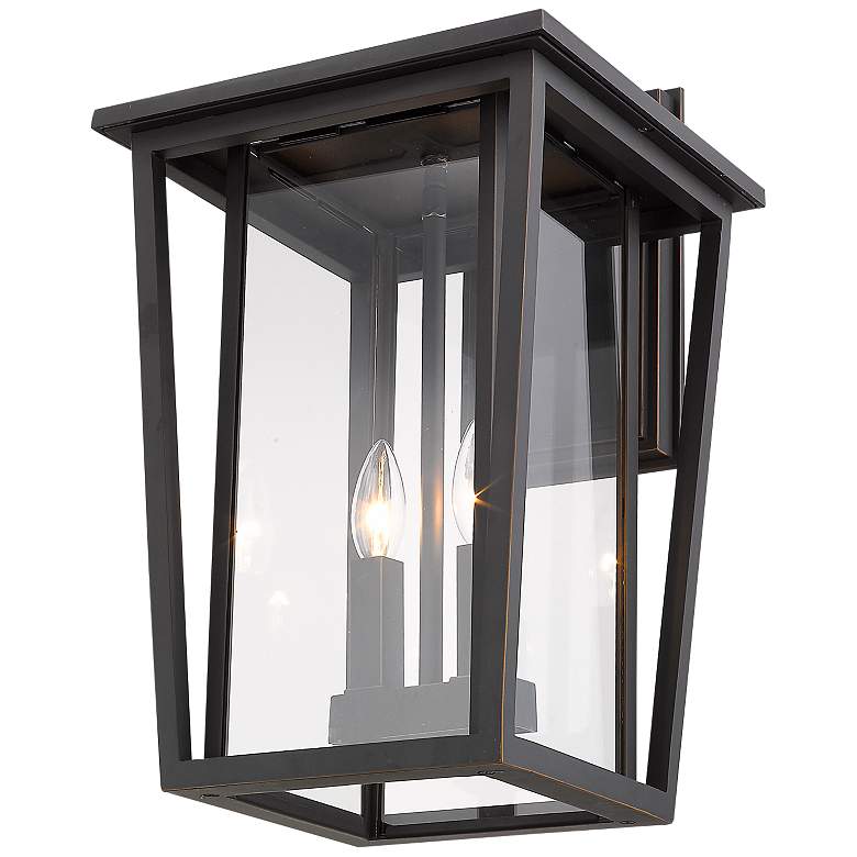 Image 4 Seoul 18 3/4 inch High Oil-Rubbed Bronze Outdoor Wall Light more views