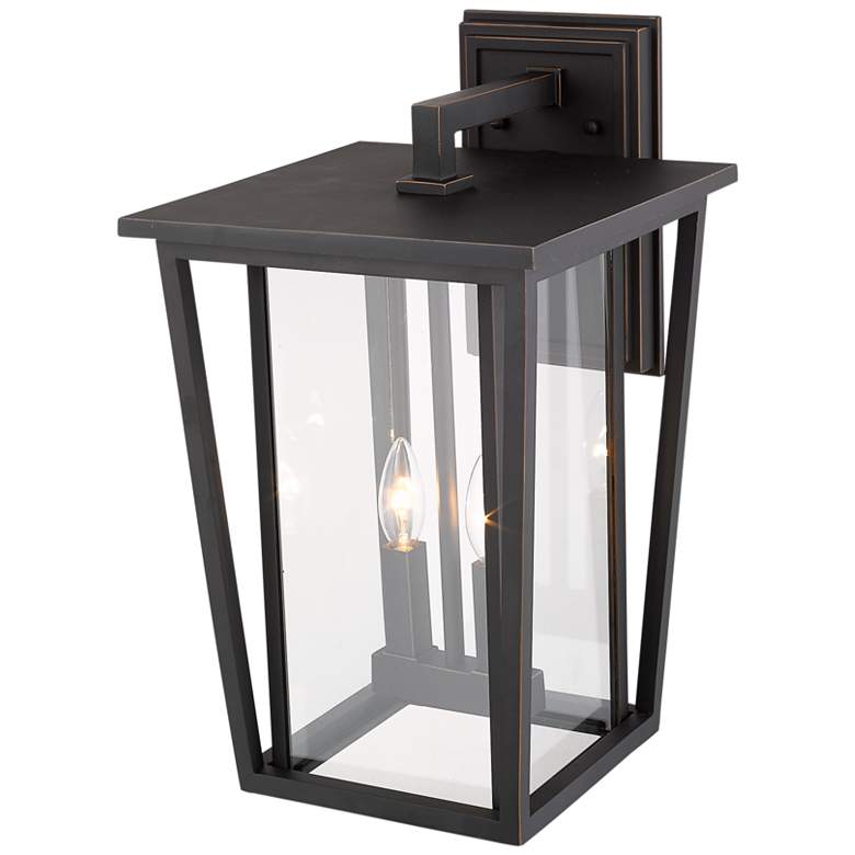Image 5 Seoul 18 3/4" High Oil-Rubbed Bronze Outdoor Wall Light more views