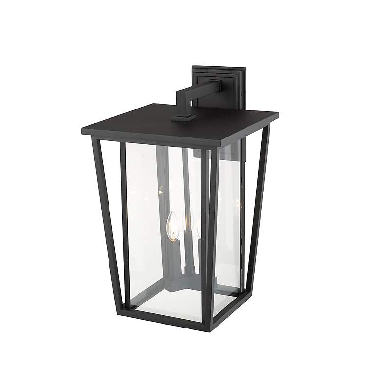 Image 7 Seoul 22 3/4" High Black Outdoor Wall Light more views