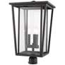 2_Seoul 23 3/4"H Oil-Rubbed Bronze 3-Light Outdoor Post Light more views